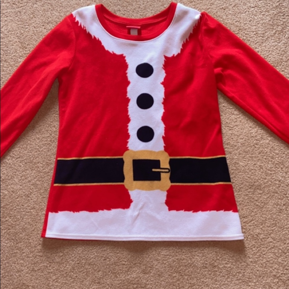 Target Santa longe sleeve tee
